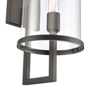 Hopkins 30'' High 1-Light Outdoor Sconce - Charcoal Black 6