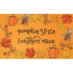 Pumpkin Spice Floor Mat 18x30in 1