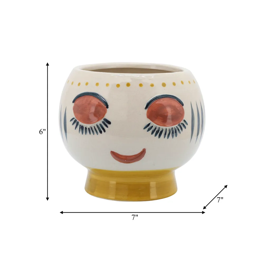 ROSSLAND IVORY PLANTER 6 (IN)