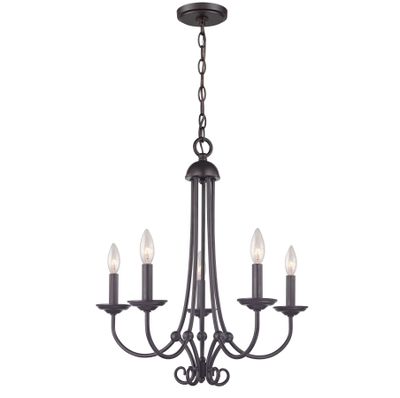 Montgomery 20'' Wide 5-Light Chandelier - Oil Rubbed Bronze