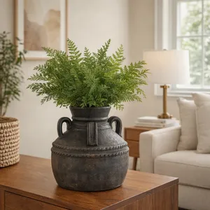 NOELWIND BLACK VASE 12 (IN) 12