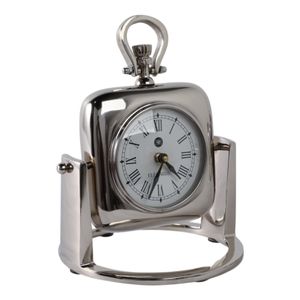 HARPERWICK SILVER CLOCK 9 (IN) 3