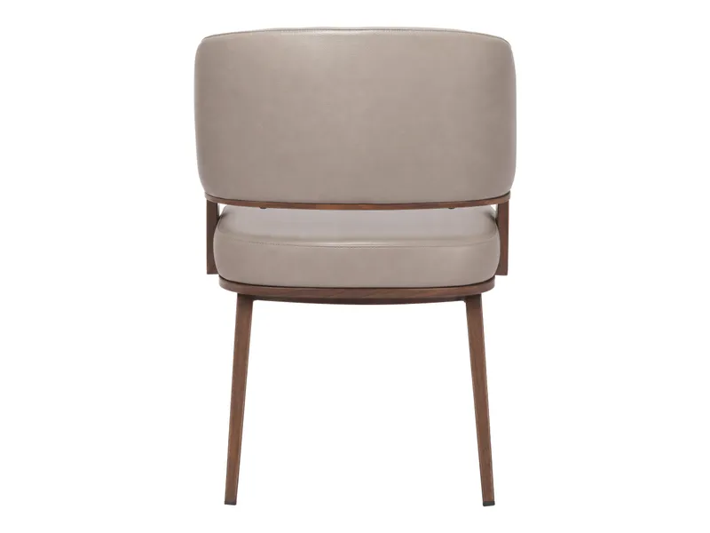 Poise Dining Chair Brown & Walnut 5