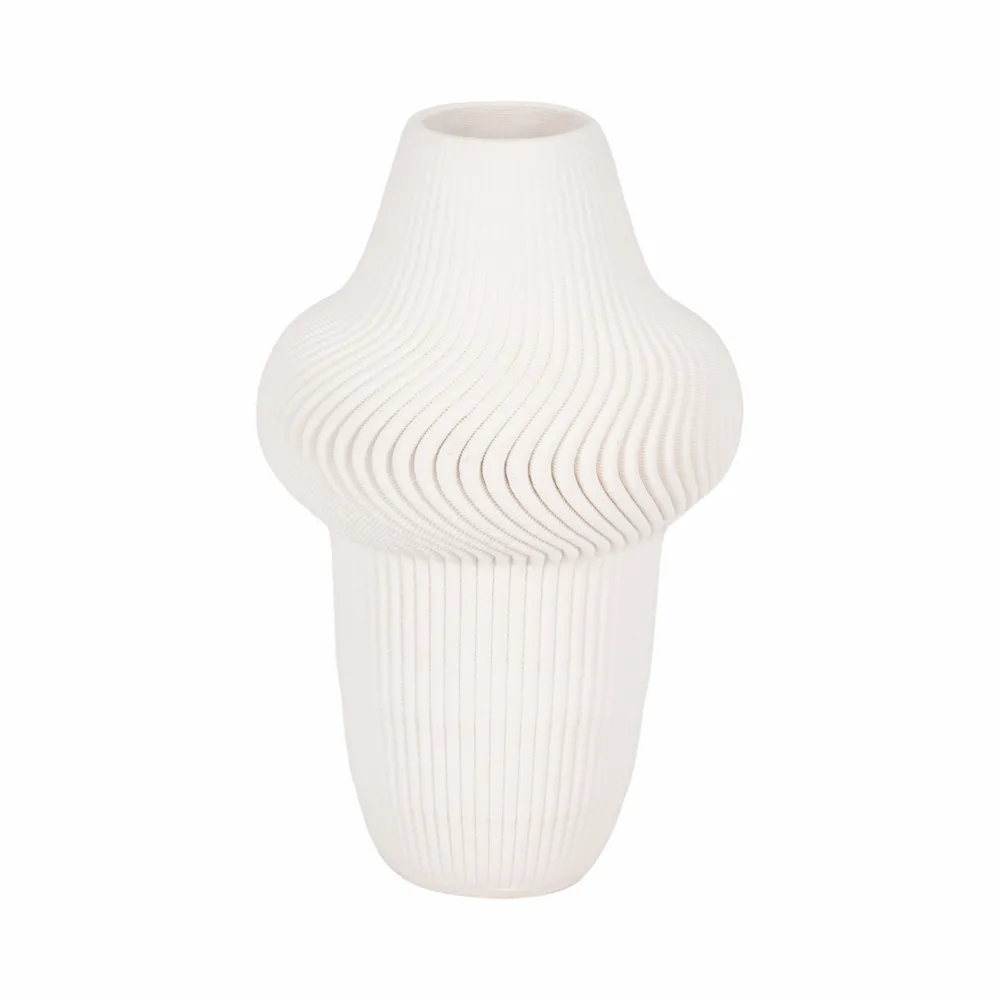 DEANFIELD IVORY VASE 10 (IN)