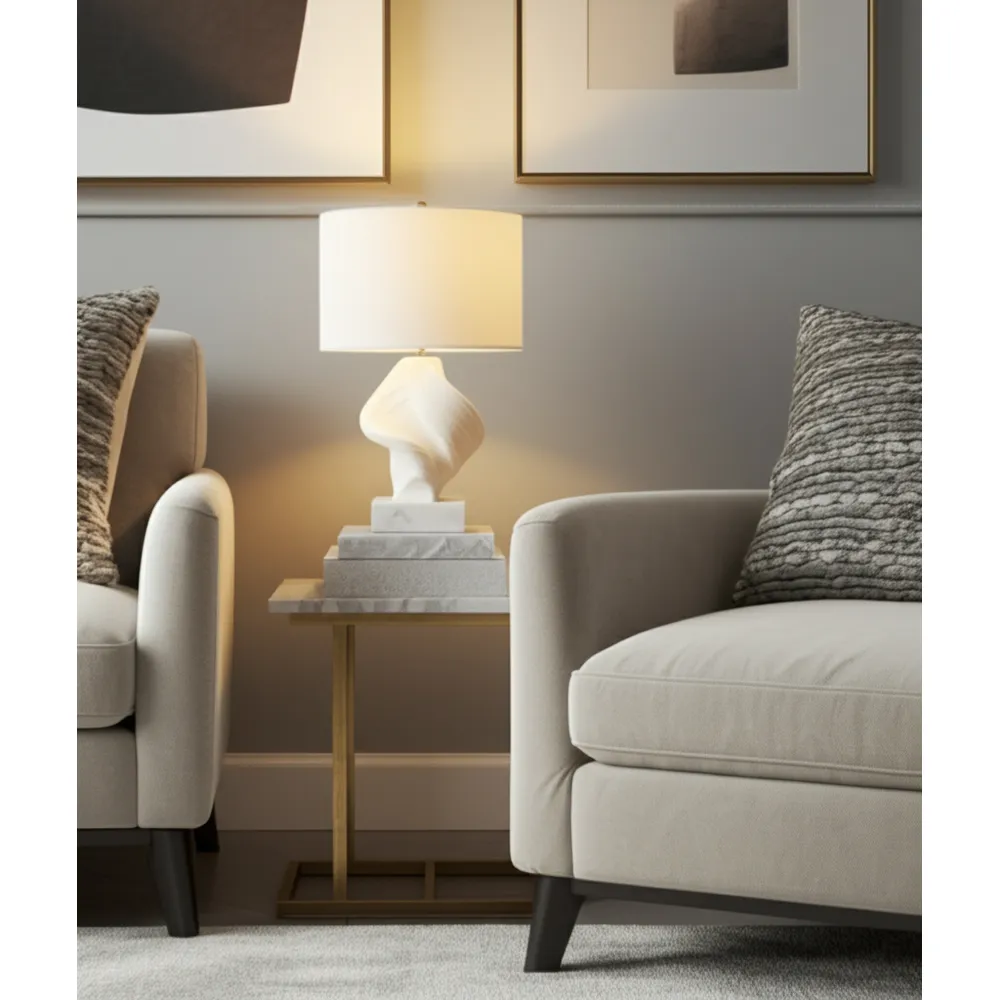 EASTON WHITE LAMP 27 (IN)