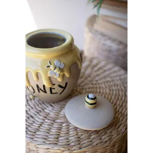 Ceramic Honey Jar 3