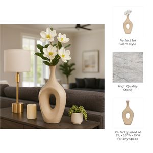 DUTTONRIDGE GOLD VASE 19 (IN) 10