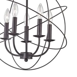 Williamsport 18'' Wide 5-Light Chandelier - Oil Rubbed Bronze 4