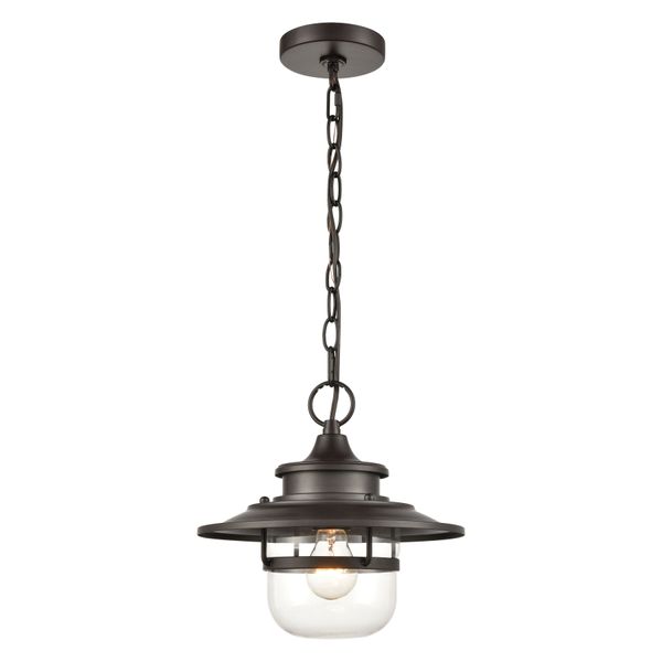 Renninger 11'' Wide 1-Light Outdoor Pendant - Oil Rubbed Bronze