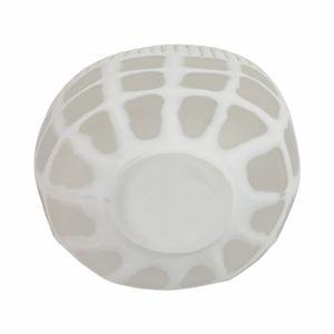 WOODSONWORTH WHITE GLASS VASE 16 (IN) 8