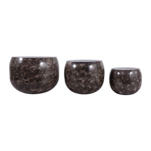 JAKEWICK SET OF 3 BROWN PLANTER 11 (IN) 1