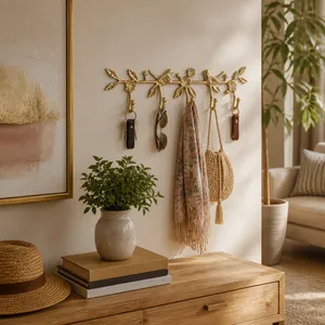 BAYARDTON GOLD WALL SHELF 5 (IN) 9