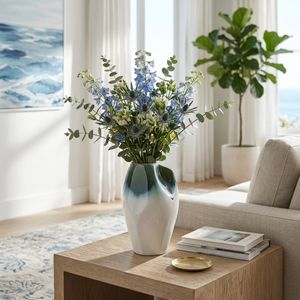 ALDERVALE WHITE VASE 10 (IN) 13