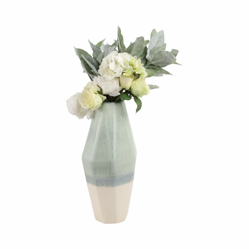ROMANROSE BLUE VASE 18 (IN)