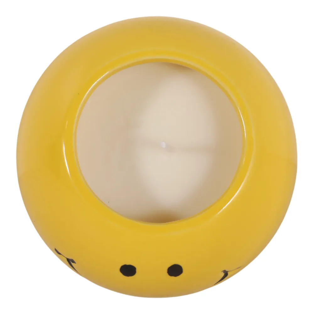 DIXONSTONE COCONUT GOJI SMILEY FACE CANDLE 3 (IN)
