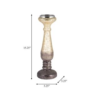 EASTONLAND PURPLE CANDLE HOLDER 16 (IN) 7