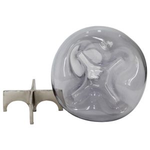 HAYFORDROSE SILVER GLASS VASE 17 (IN) 6