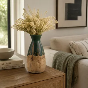 DARIENMILL GREEN VASE 13 (IN) 11