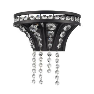 Fantania 9'' High 1-Light Sconce - Matte Black 2