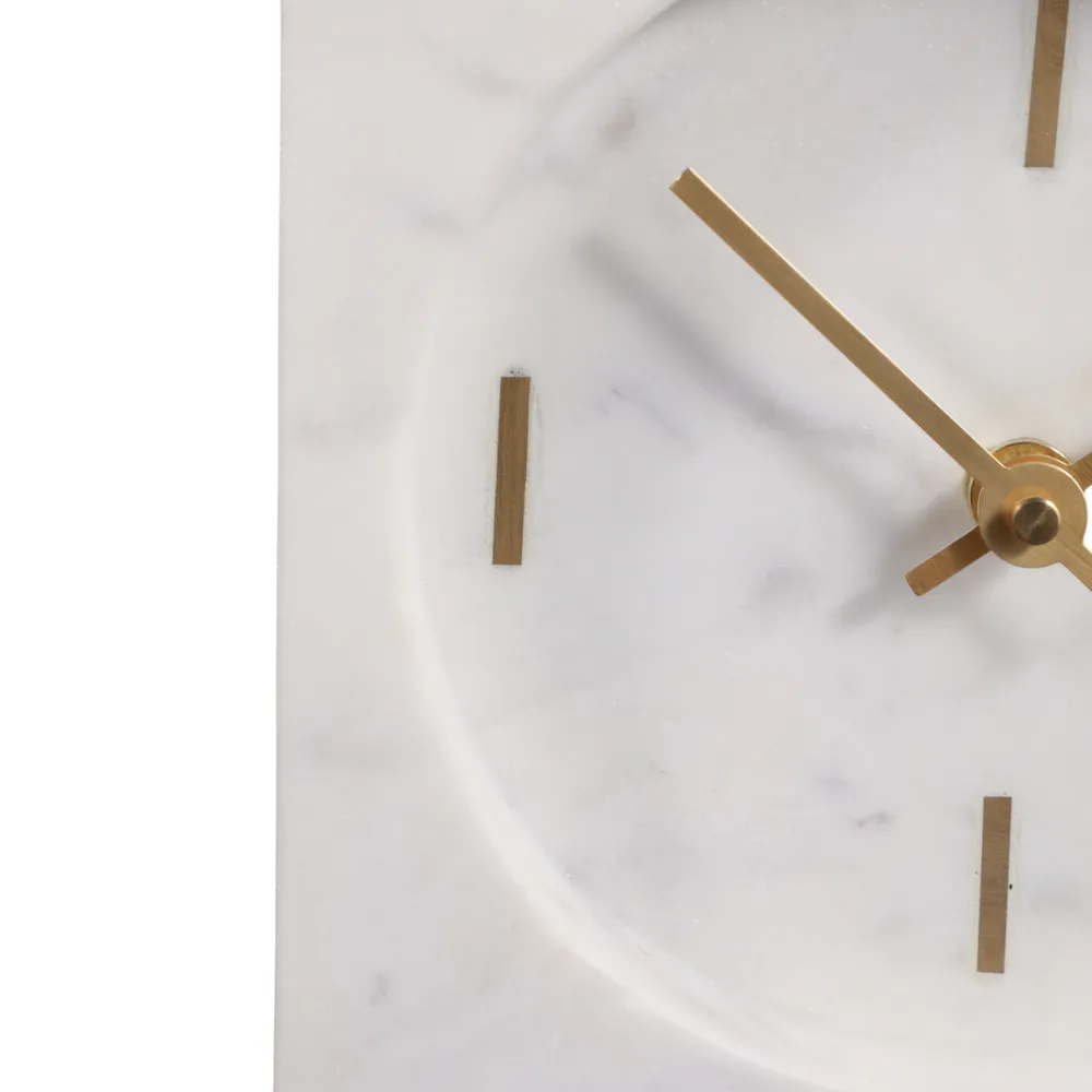 GLENNROSE WHITE CLOCK 9 (IN)