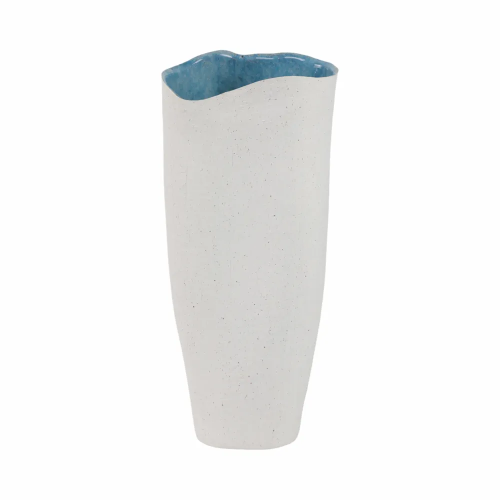 KELSEYLAND WHITE VASE 16 (IN)