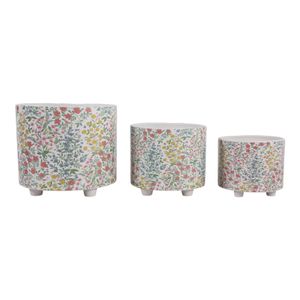ELMMORE SET OF 3 YELLOW PLANTER 11 (IN) 1