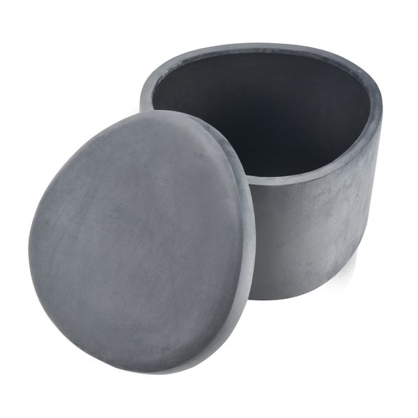 Linder Storage Ottoman - Charcoal