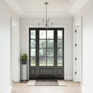 Saginaw 18'' Wide 6-Light Chandelier - Satin Nickel 6