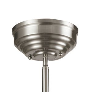 Chadwick 47'' Wide 3-Light Linear Chandelier - Satin Nickel with Gloss White 3