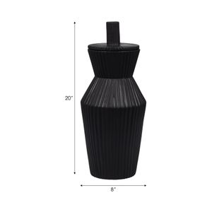 WRENTON BLACK VASE 20 (IN) 9
