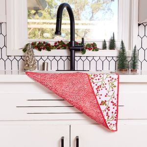 Red Berries Eco Kitchen Tea Towel 4