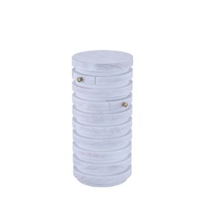 Prospect Accent Table - White Ash Burl 1