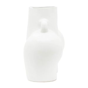 GLOVERSIDE WHITE VASE 8 (IN) 5