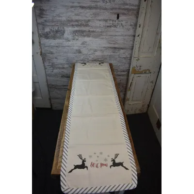Let It Snow Table Runner 14x56in