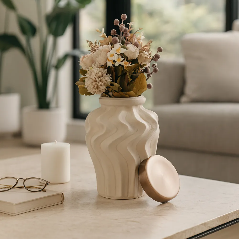 DEXTERMILL CREAM JAR 10 (IN)