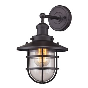 Seaport 13'' High 1-Light Sconce - Oil Rubbed Bronze 1
