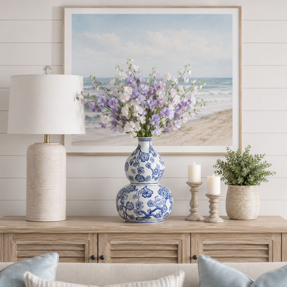 HERMONWICK WHITE CHINOISERIE 14 (IN)