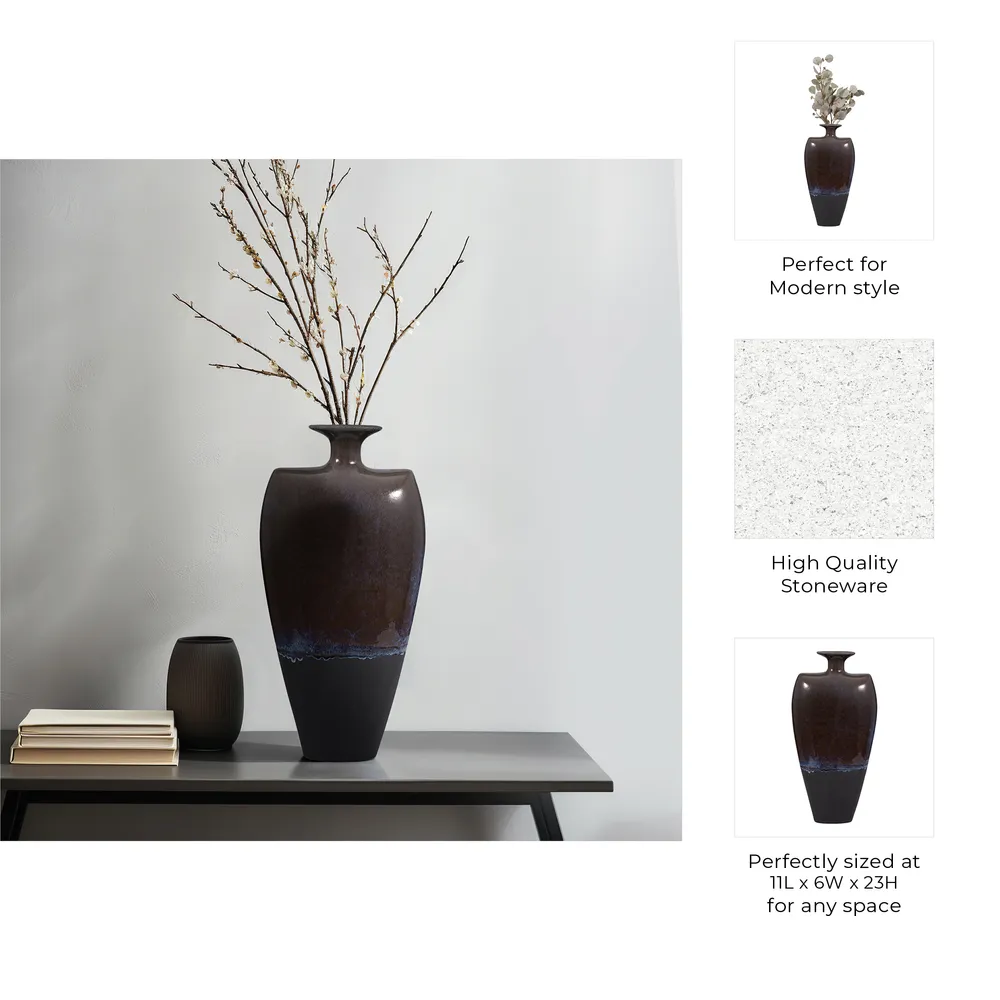 GRAHAMFIELD WHITE VASE 23 (IN)