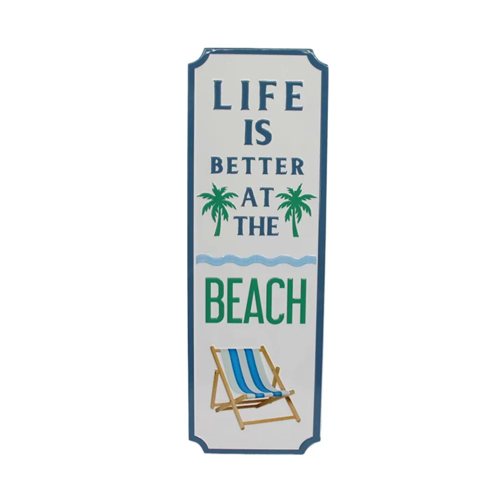 23" LIFE IS BETTER AT THE BEACH SIGN