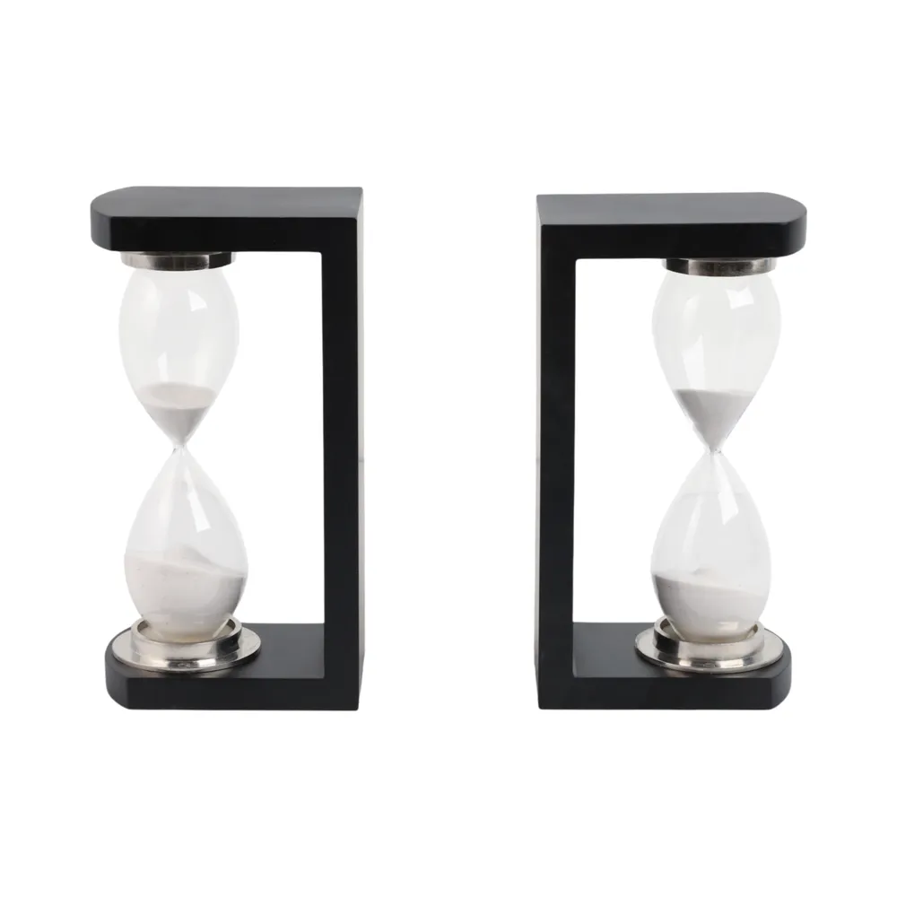 MASONWIND SET OF 2 BLACK BOOKENDS 10 (IN)
