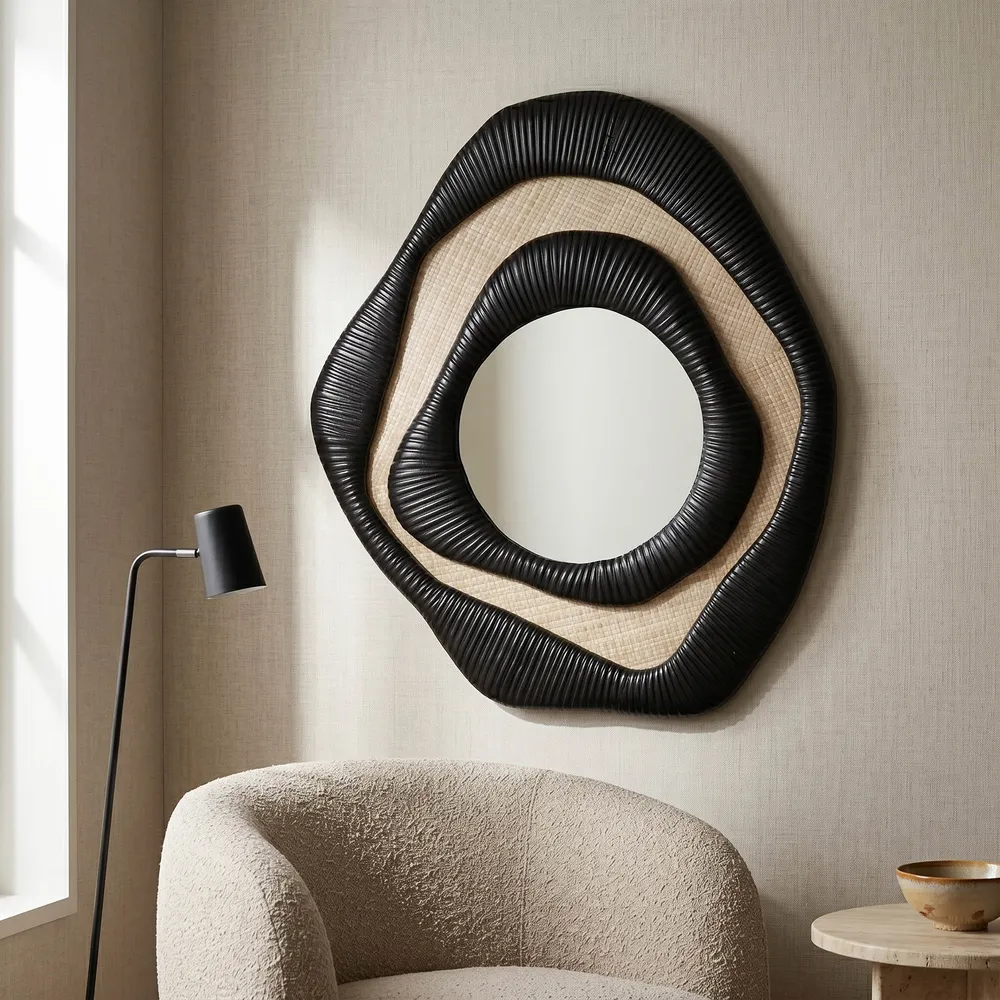 ROSETON IVORY MIRROR 40 (IN)
