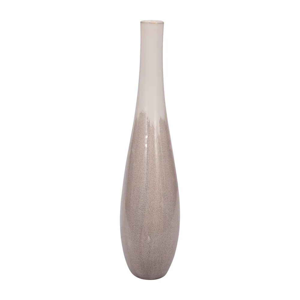 GASTONLAND WHITE VASE 19 (IN)