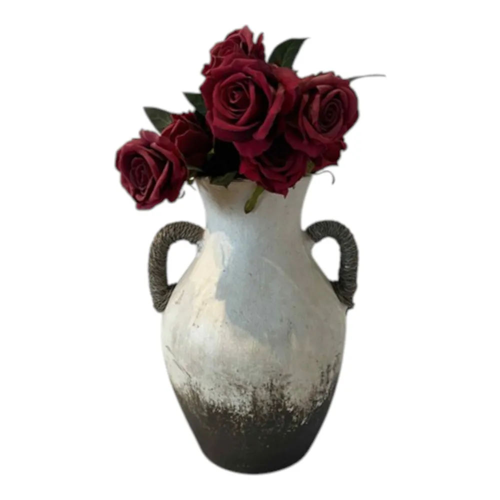ALMAMILL WHITE VASE 15 (IN)