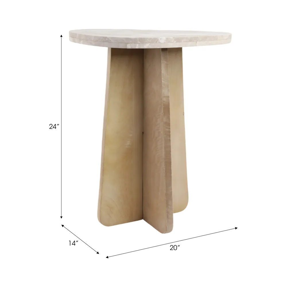 KANERIDGE BROWN TABLE 24 (IN)