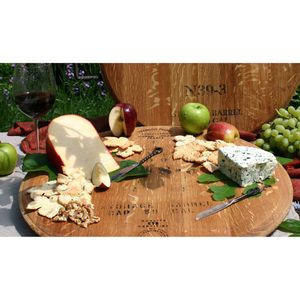 Wine Cask Lazy Susan - Natural 5