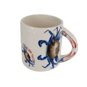 5.25" BLUE CRAB MUG 1