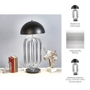 RUSHMORE SILVER LAMP 28 (IN) 4