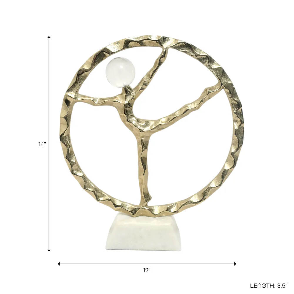 COLBYWOOD GOLD DECOR 14 (IN)