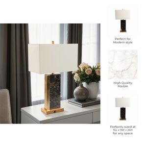 VINSONOAK BLACK LAMP 26 (IN) 9