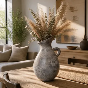 WESTONCLIFF GRAY VASE 18 (IN) 3